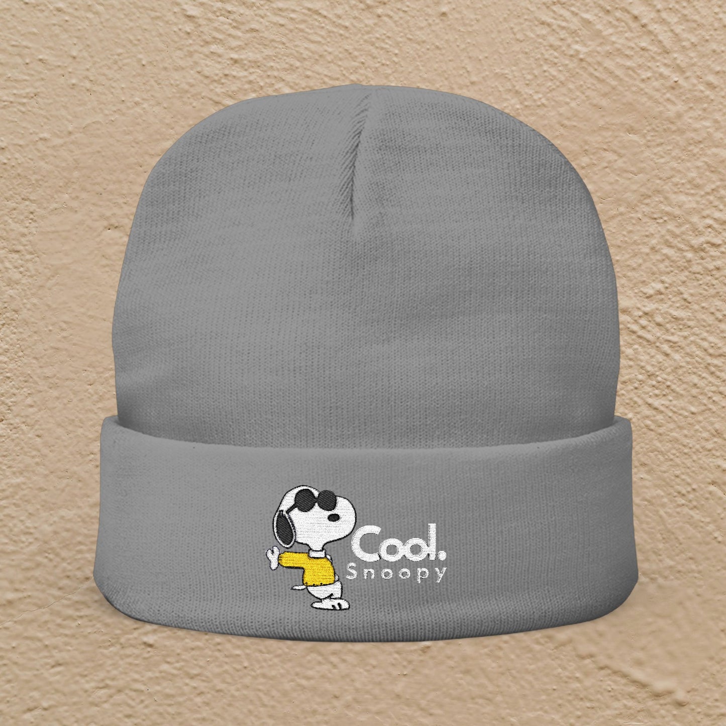 Snoopy Cool Embroidered Beanie